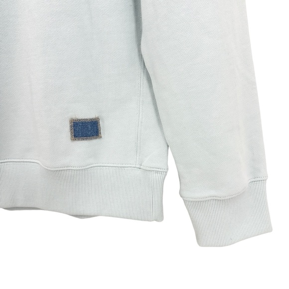 REUBEN OLIVER Mock Neck Sweatshirt Blue - Picture 4 of 7